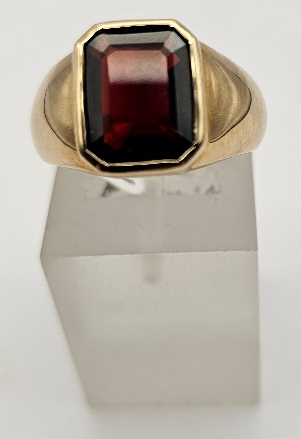 Men's garnet sales rings sale