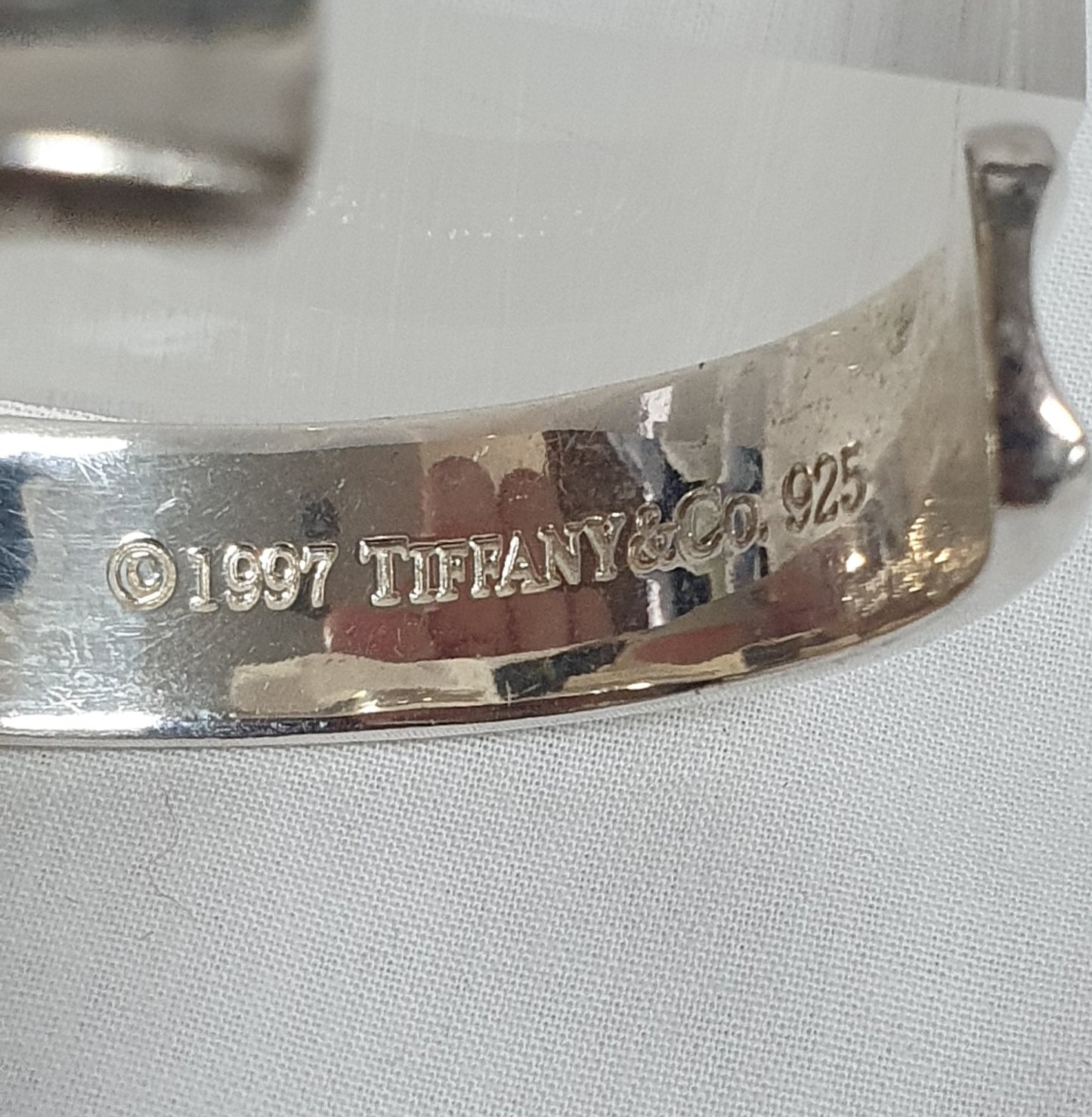 Tiffany&Co Authentic (925) (1997 tiffany&co 1837) cuff bangle